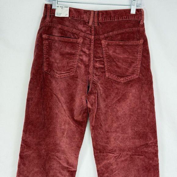 WE THE FREE Risk Taker High Rise Straight Corduroy Pants Women's Sz 29 NEW $128 - Picture 5 of 16